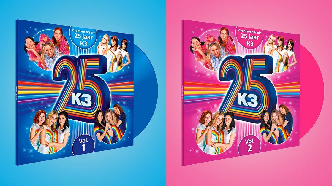 K3 brengt twee limited edition vinyls uit met “De grootste hits uit 25
