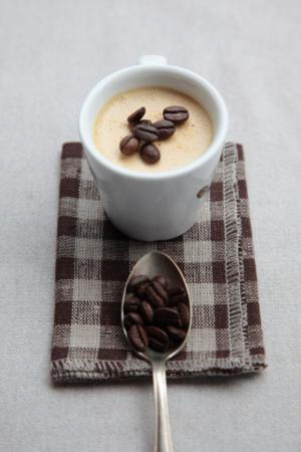 Panna cotta met espresso