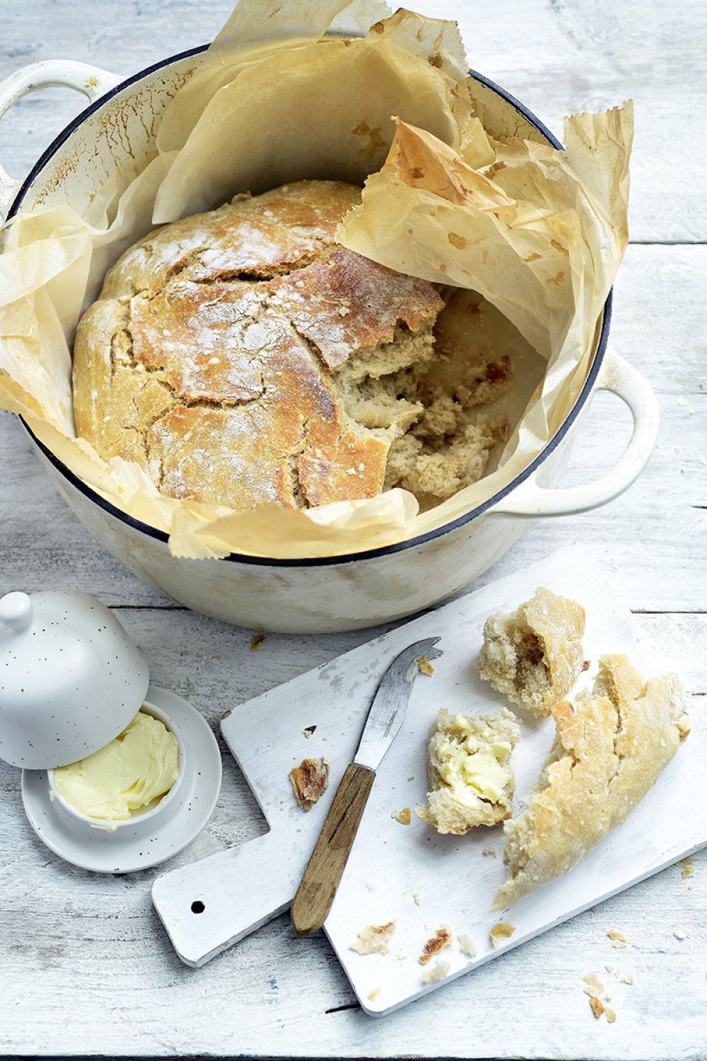 Brood zonder kneden