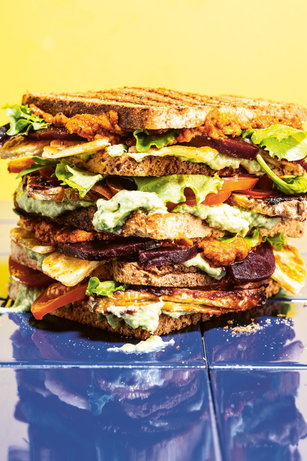 Veggie club sandwich