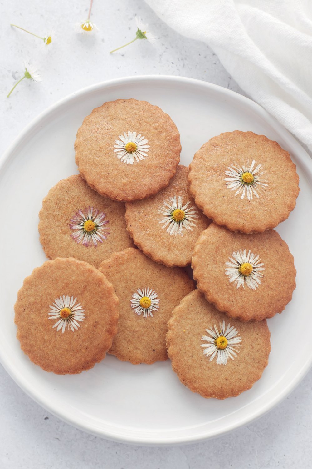 Vegan madeliefkoekjes