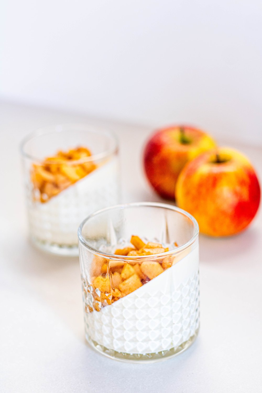 Panna cotta met fruit van bij ons