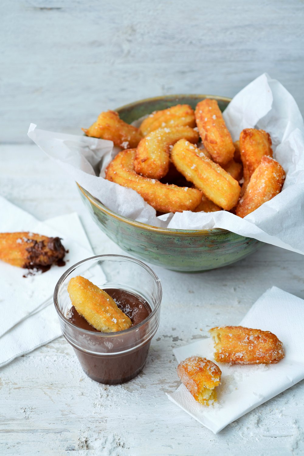 Churros met chocodip