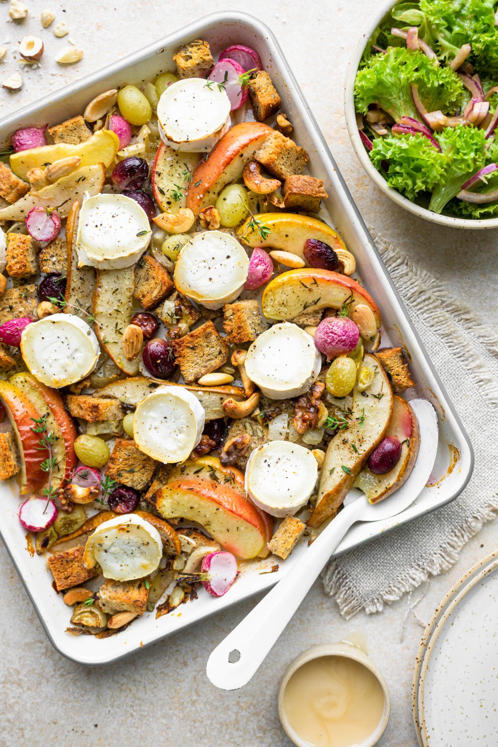 Salade geitenkaas traybake