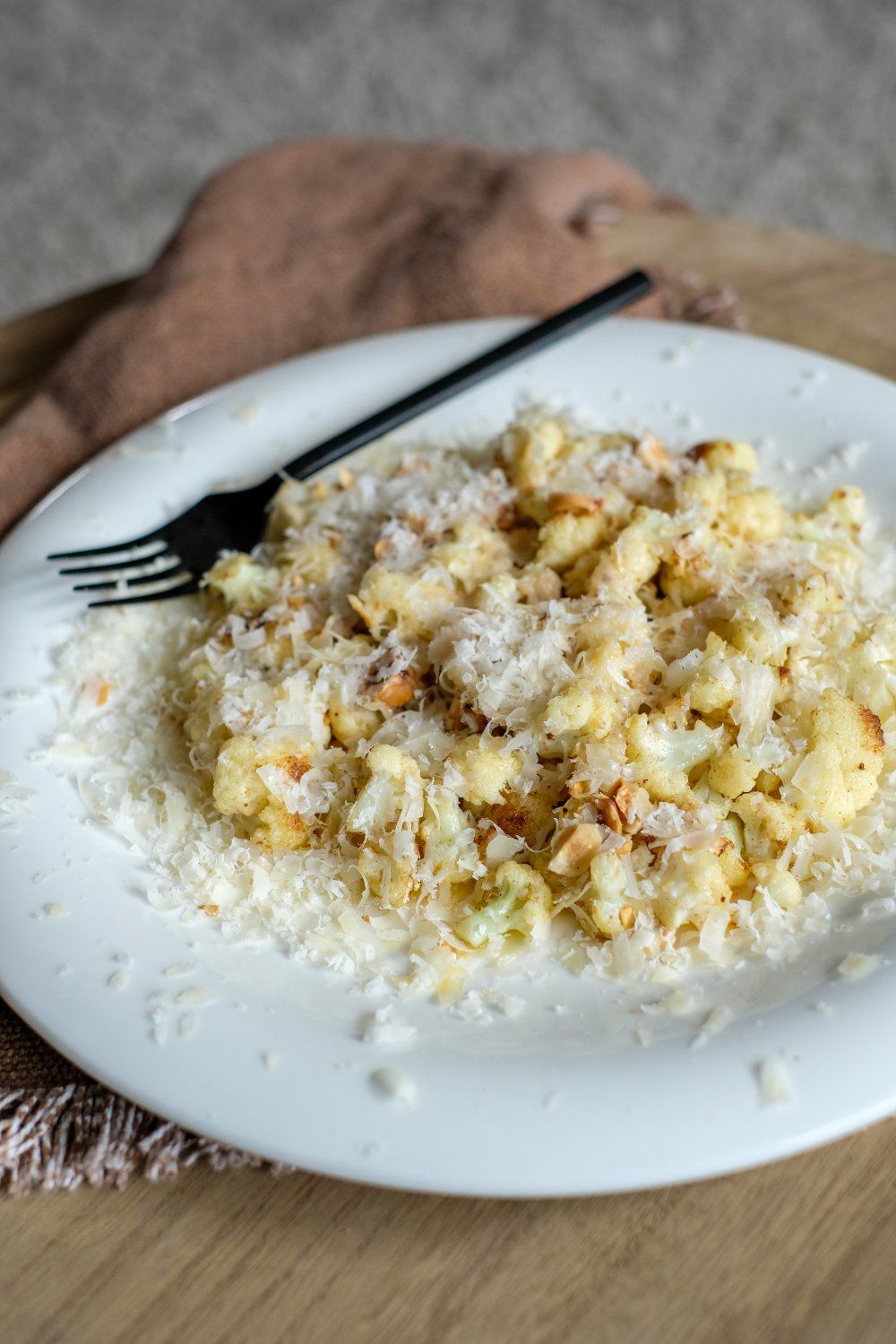 Bloemkool met hazelnoot en parmezaan