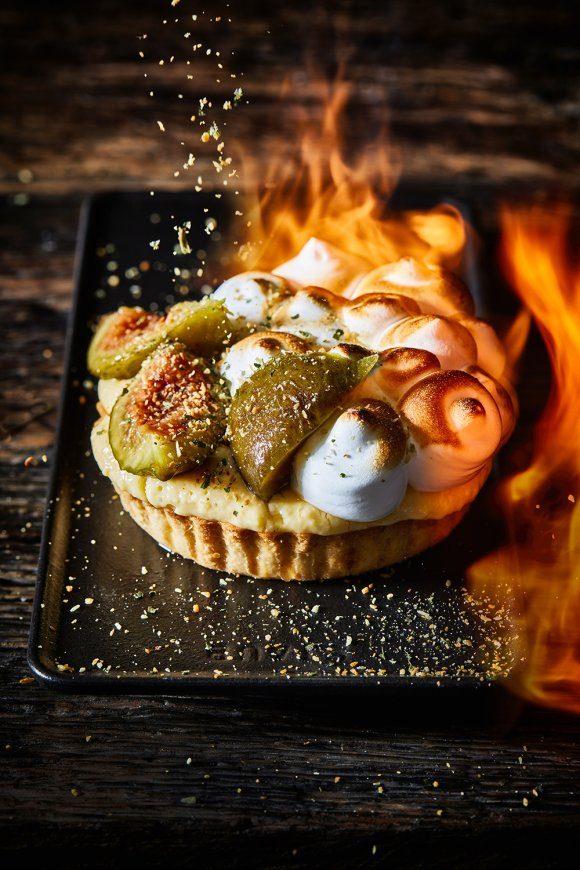 Kaffir lime pie