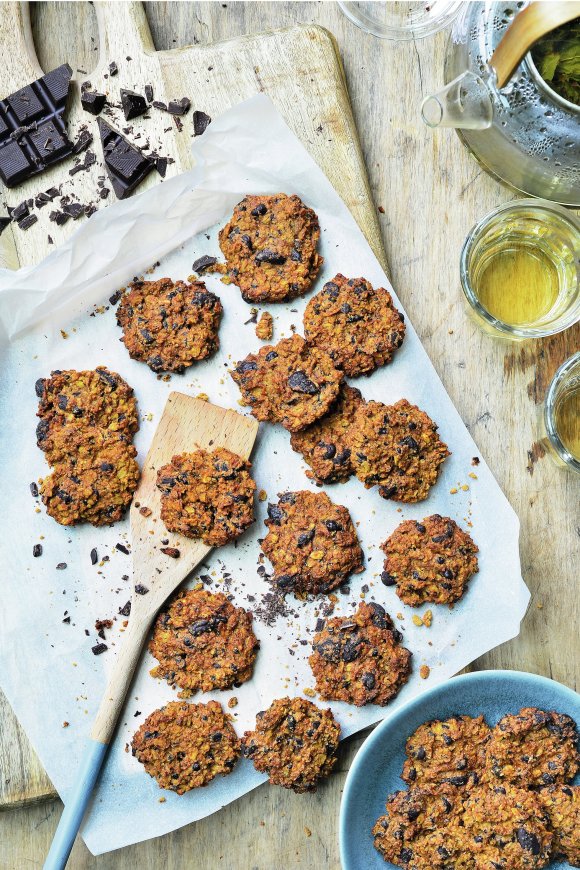 Butternut-haverkoekjes met chocolade