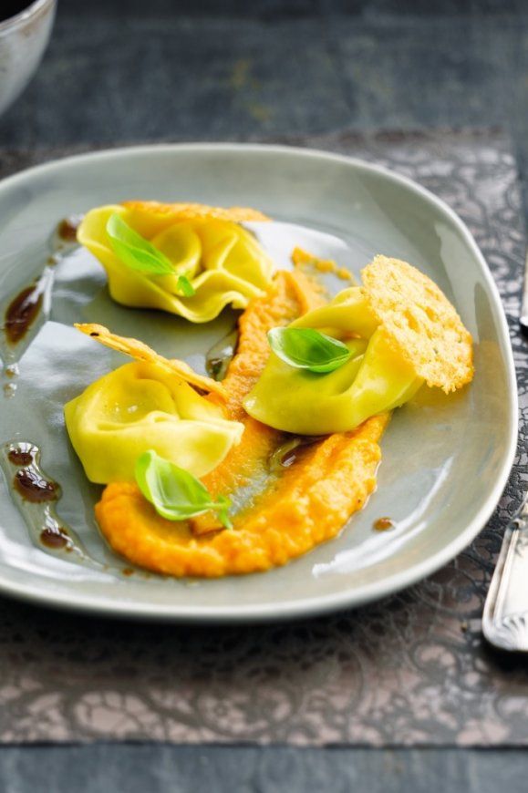 Pastahapje met parmezaankoekje