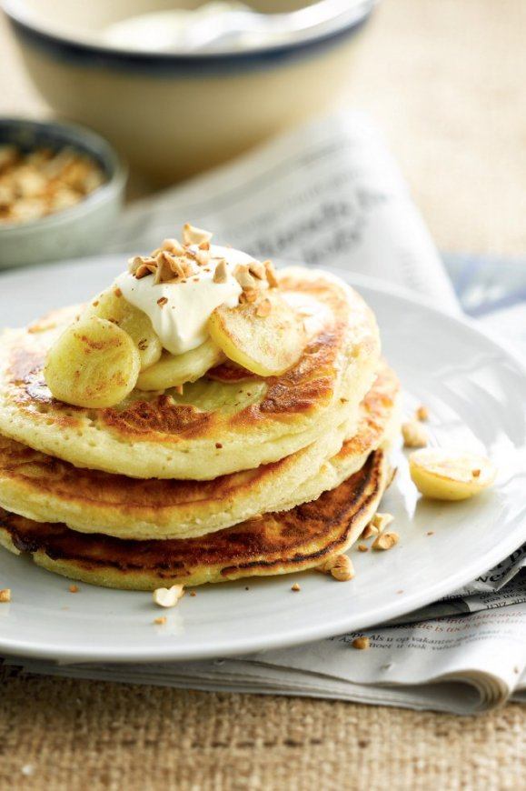 Bananenpannenkoekjes met kaneel