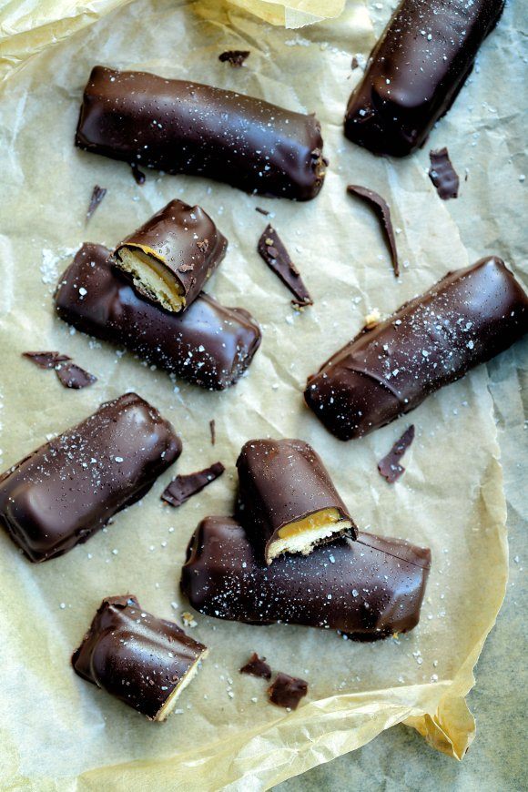 Homemade twix met dulce de leche