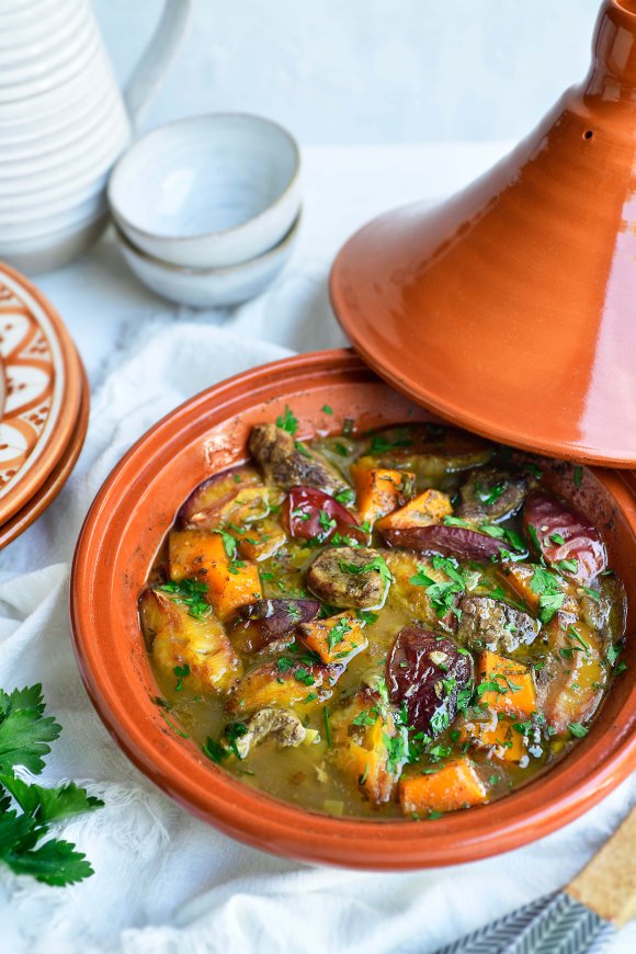 Tajine met lam en pruimen