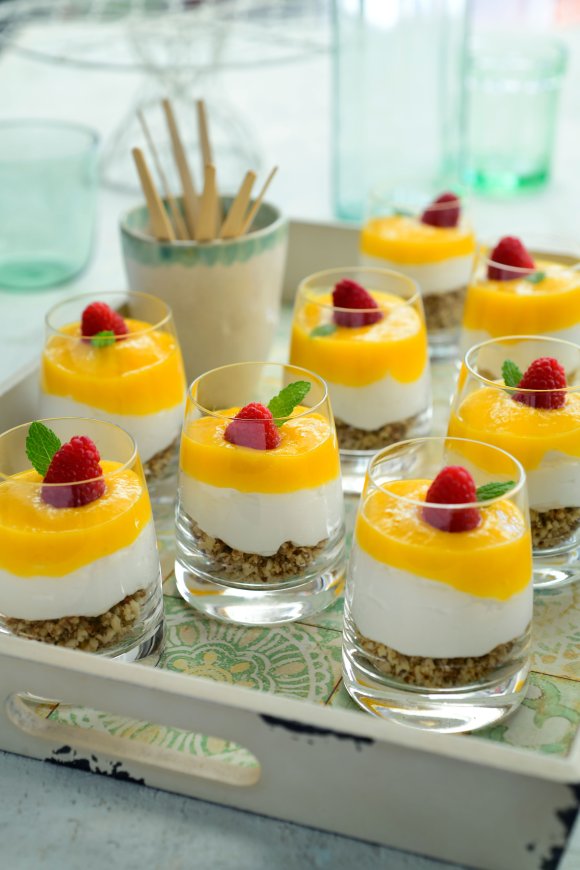 Mango-kokosdessertjes