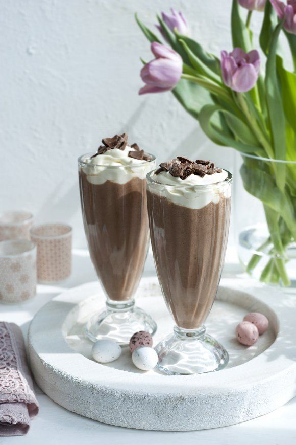 Chocolade-banaanmilkshake