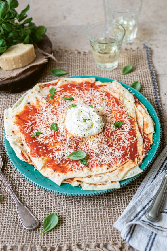 Pane frattau, broodlasagne uit Sardinië