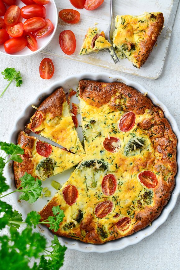 Quiche zonder korst