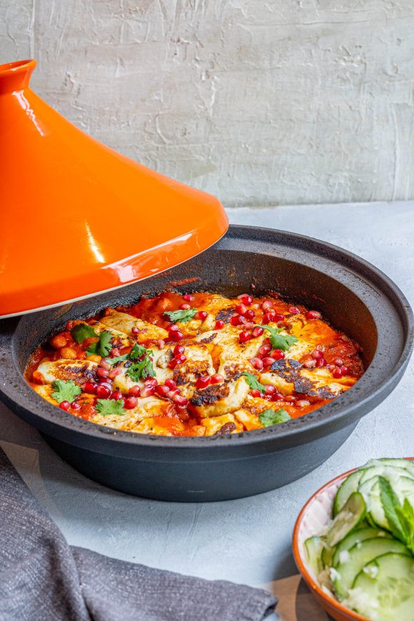 Tajine met halloumi