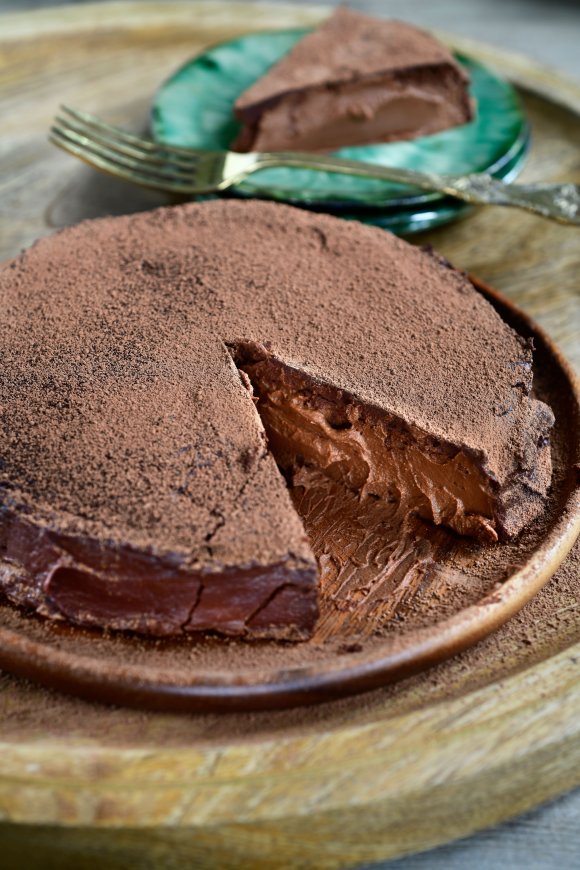 Taartje van chocolademousse