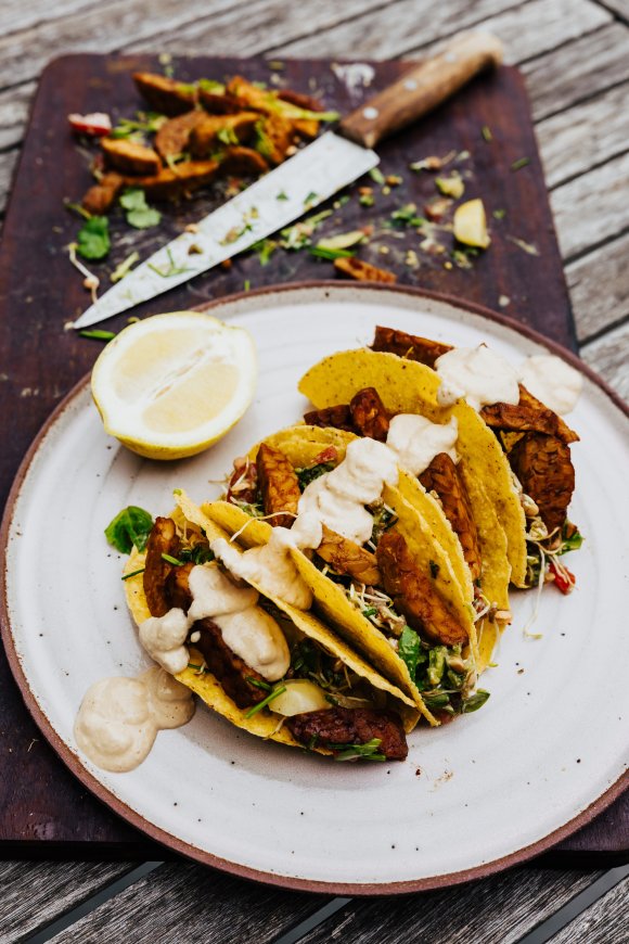Tempeh taco's