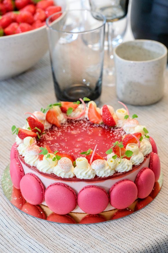 Aardbeienbavarois