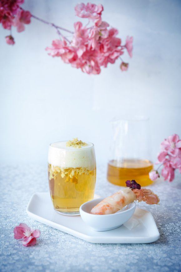 Liquid Geisha & Langoustinestaarten à la plancha