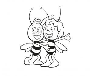 Die Biene Maja, Ausmalbild #2