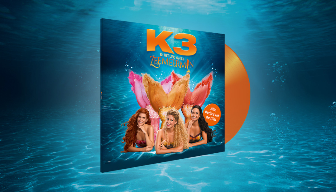 Win een K3 en Het Lied van de Zeemeermin vinyl