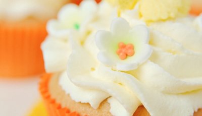 Aardbeicupcakes met roomkaas