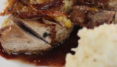 Fazantenborst met knolselderpuree