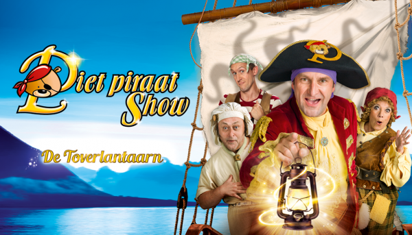 Kijk elke zaterdag en win tickets voor Piet Piraat show 'De Toverlantaarn'